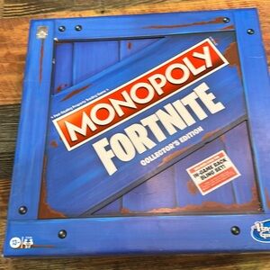 NIB Monopoly Fortnite Collector’s Edition 2-7 player received Christmas 2023